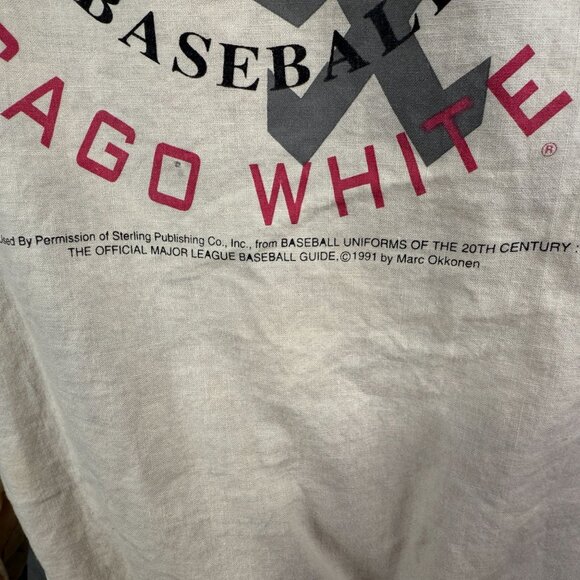 Vintage XL Chicago White Sox Reversible Cooperstown Collection Jacket 90s - Picture 14 of 16